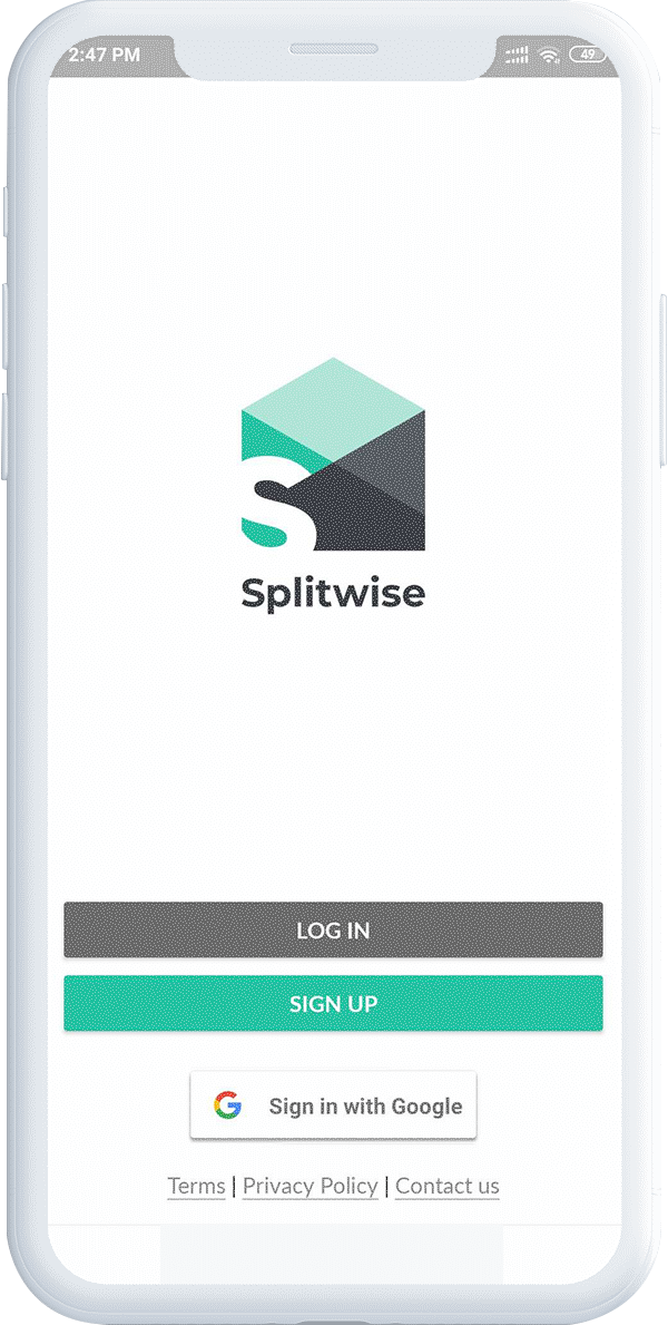 Splitwise Login / Signup - UpLabs