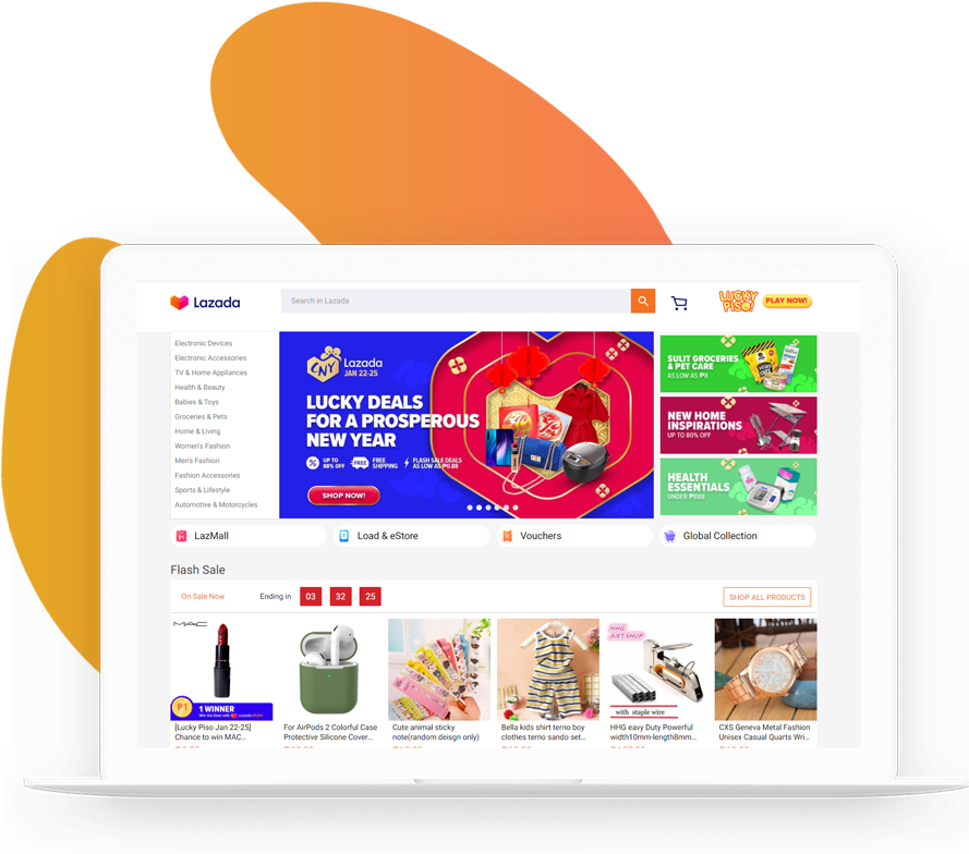 Lazada Web Portfolio